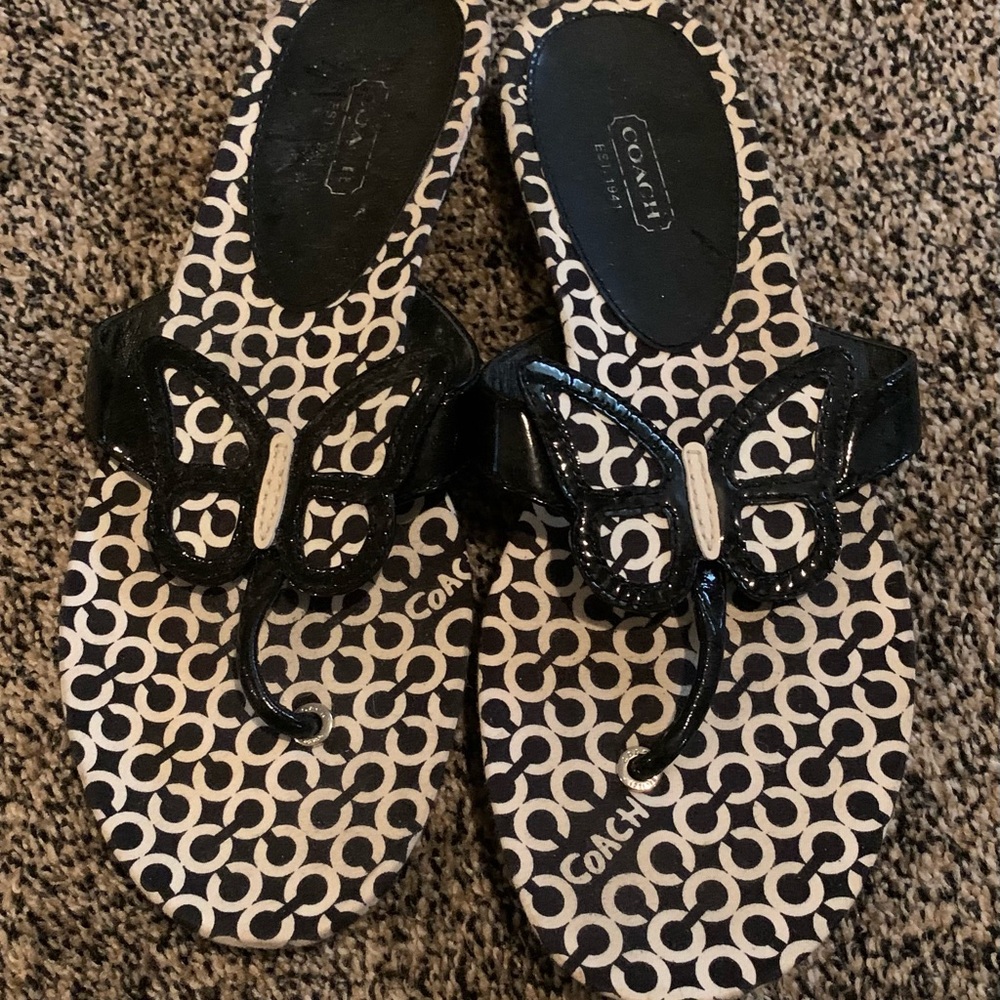 Coach Flip Flops